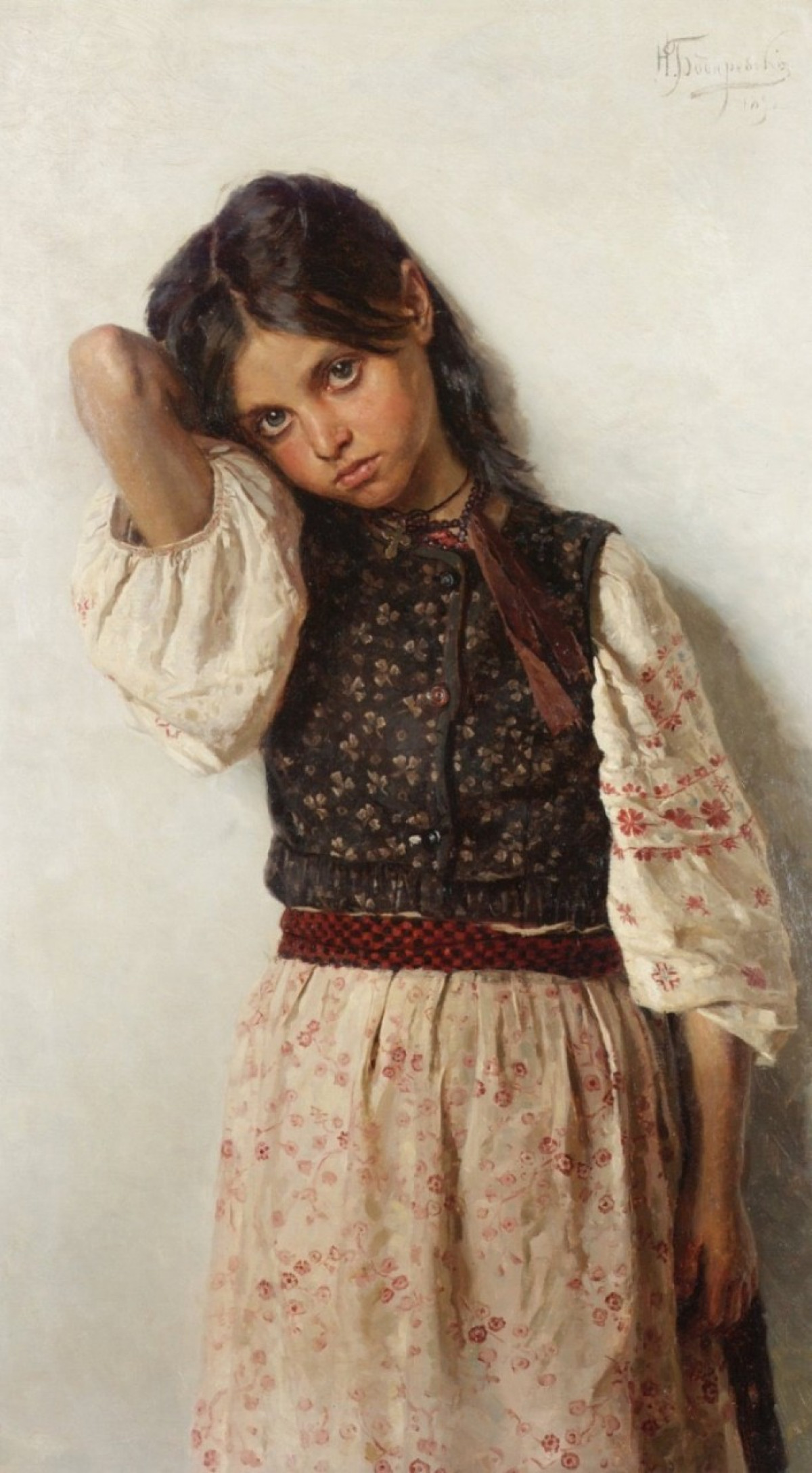 «Девушка из Украины», Николай Бодаревский, 1892 