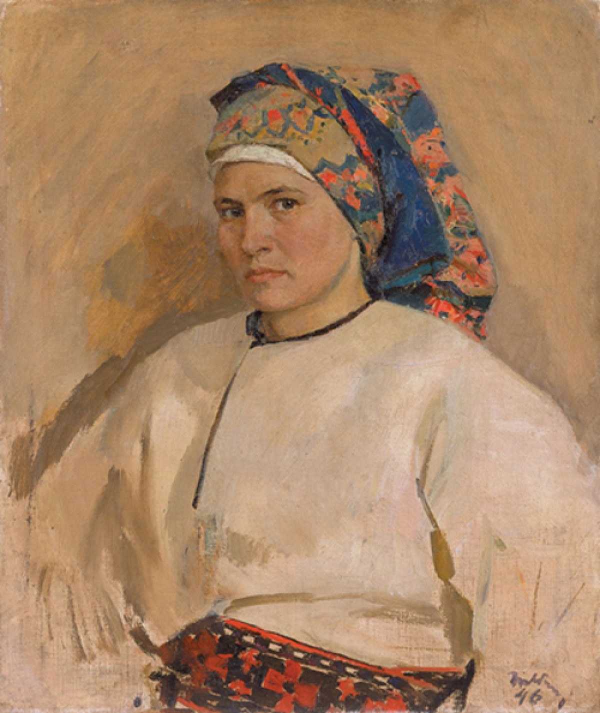 «Автопортерт», Тетяна Яблонська, 1946