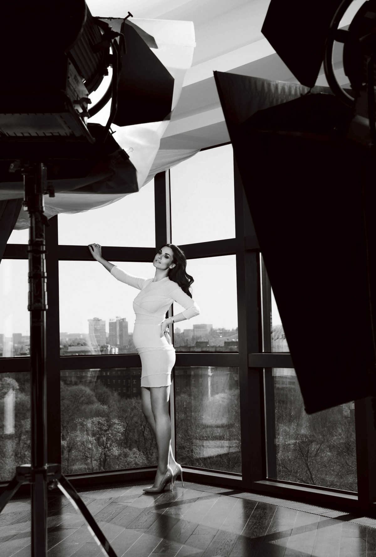 Маша Ефросинина в съемках ELLE разных лет