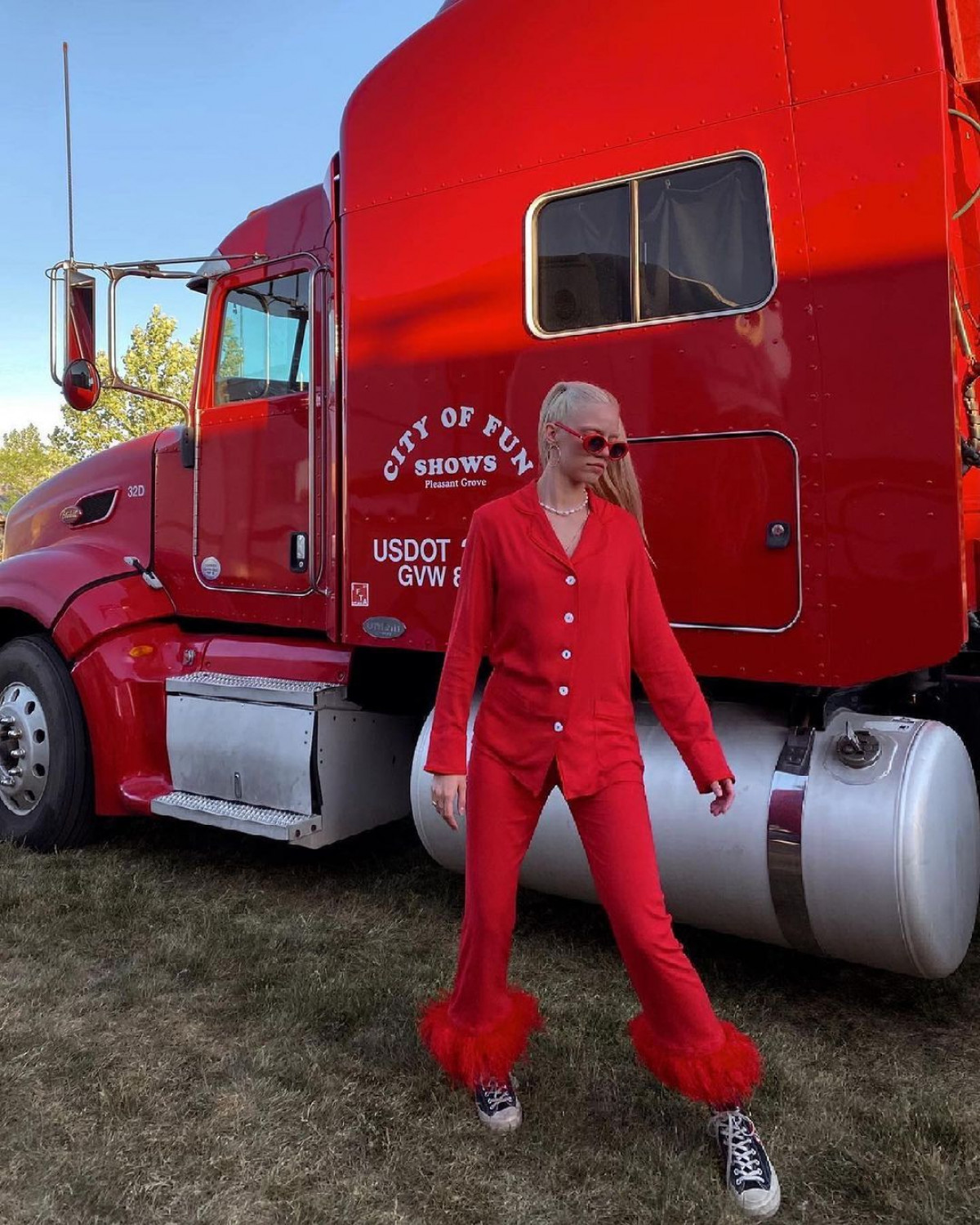 красный на новый год