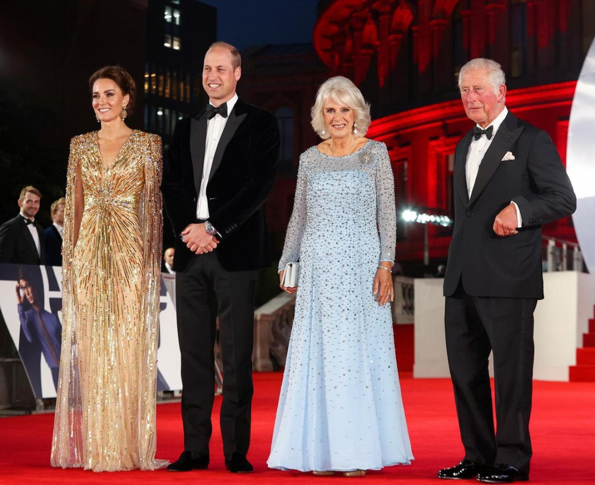 принц Чарльз, принц Вільям, Кейт Міддлтон та Камілла Паркер-Боулз