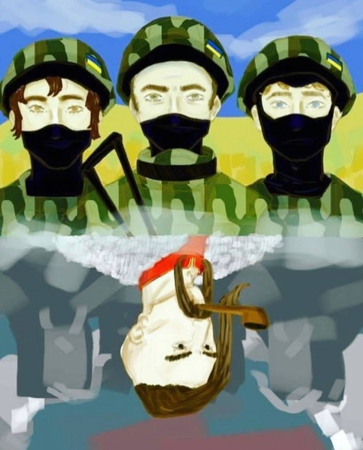 Детские рисунки о войне 