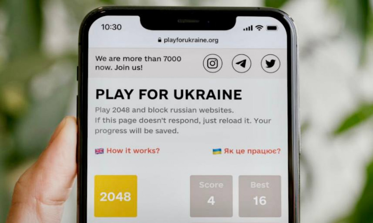 Блокируем врага вместе: в игру PlayForUkraine сыграли уже более 500 тысяч  людей со всего мира