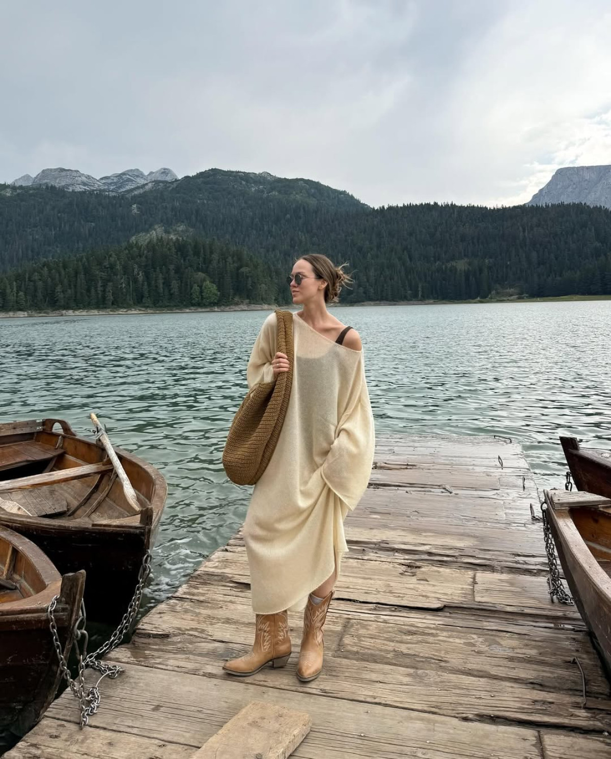 плетена сумка