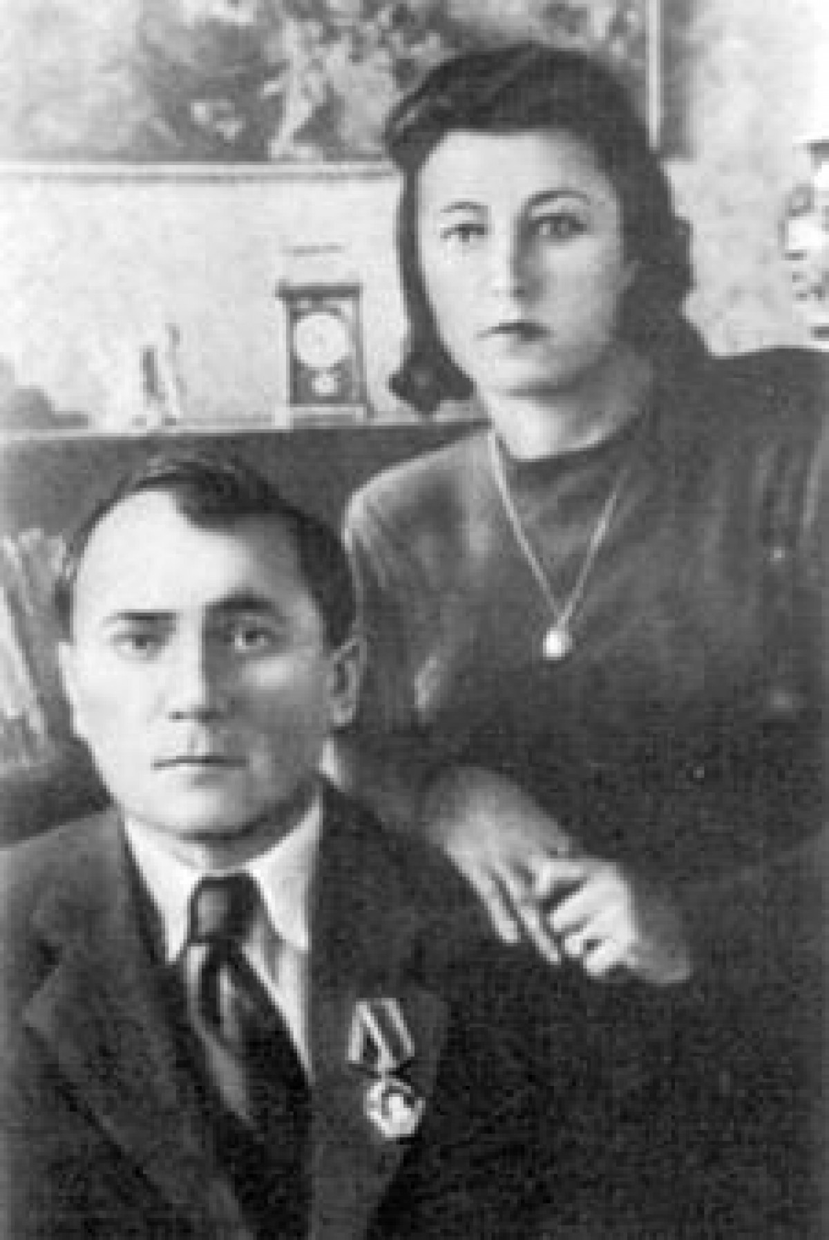 Володимир Сосюра з дружиною Марією