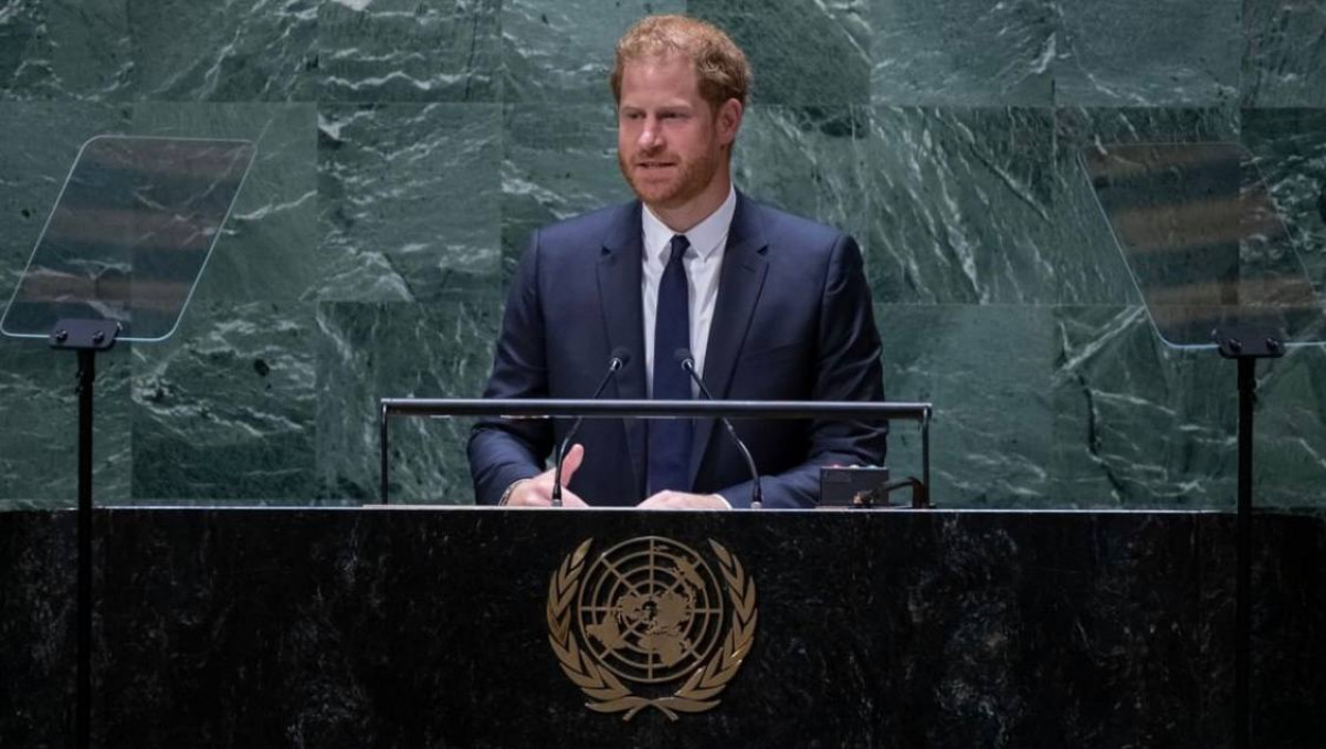 Принц Гаррі на засіданні Генеральної Асамблеї ООН