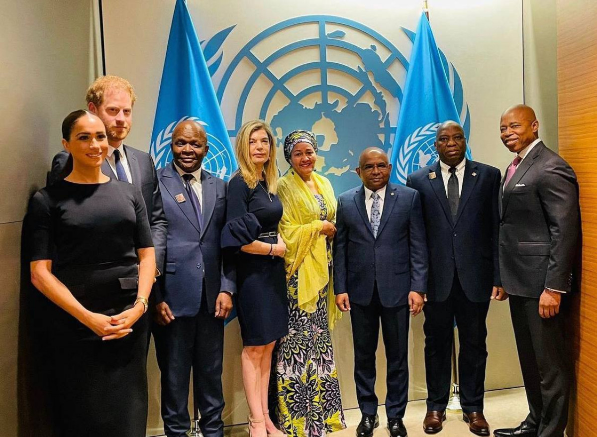 Меган Маркл на засіданні Генеральної Асамблеї ООН