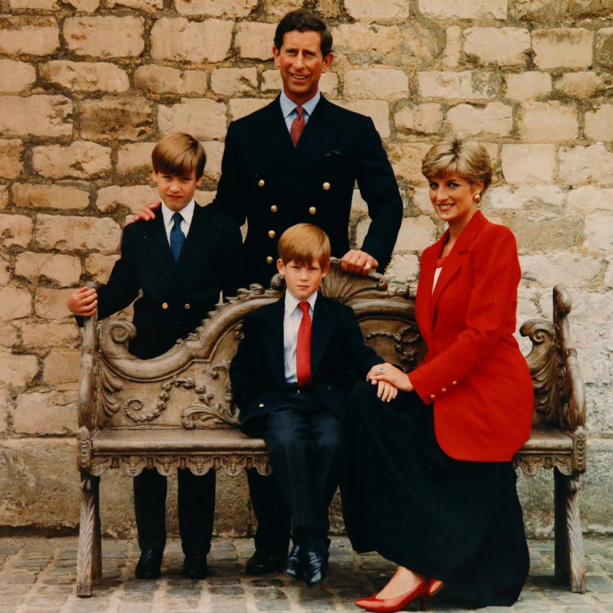 Різдвяна листівка королівської родини 1991